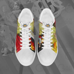 Vinsmoke Sanji Skate Shoes One Piece Custom Anime Shoes 7