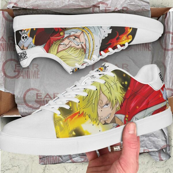 Vinsmoke Sanji Skate Shoes One Piece Custom Anime Shoes 2