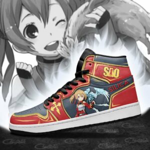 SAO Silica Sneakers Custom Anime Sword Art Online Shoes 6