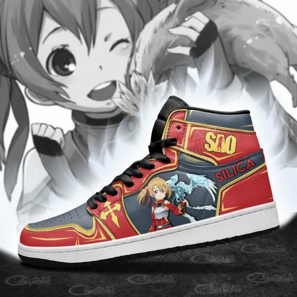 SAO Silica Sneakers Custom Anime Sword Art Online Shoes 3