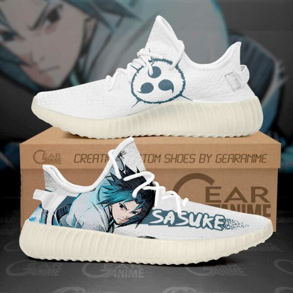 Uchiha Sasuke Shoes Sharingan Naruto Anime Shoes TT11 1