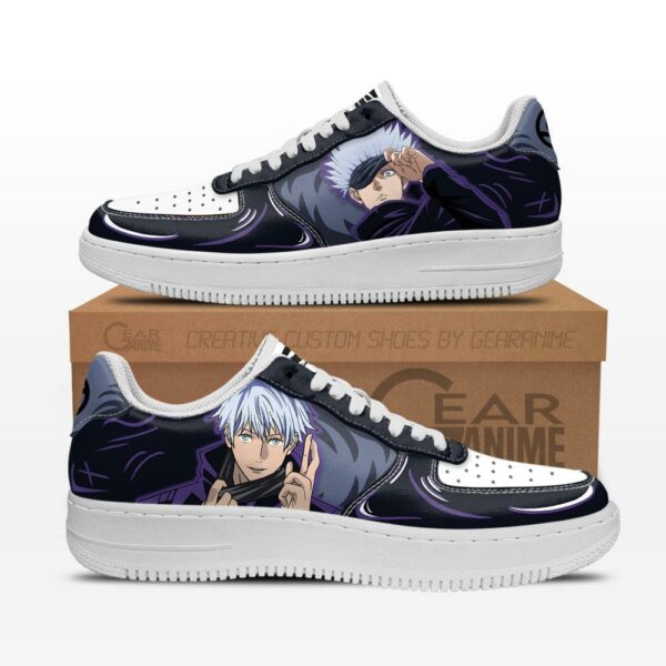 Satoru Gojo Air Sneakers Custom Anime Jujutsu Kaisen Shoes 1