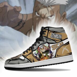 Scar Fullmetal Alchemist Sneakers Anime Custom Shoes Fan Gift 5