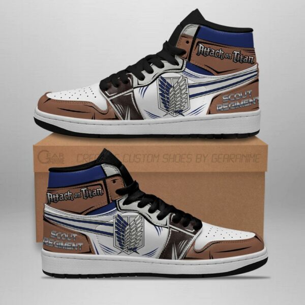 Scout Regiment Sneakers Attack On Titan Anime Sneakers 1