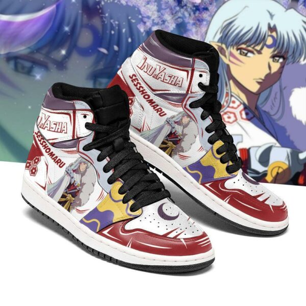 Sesshomaru Sneakers Inuyasha Anime Sneakers Leather 2