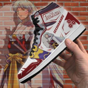 Sesshomaru Sneakers Inuyasha Anime Sneakers Leather 7