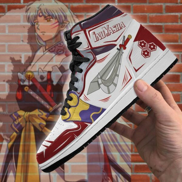 Sesshomaru Sword Sneakers Inuyasha Anime Sneakers Leather 3