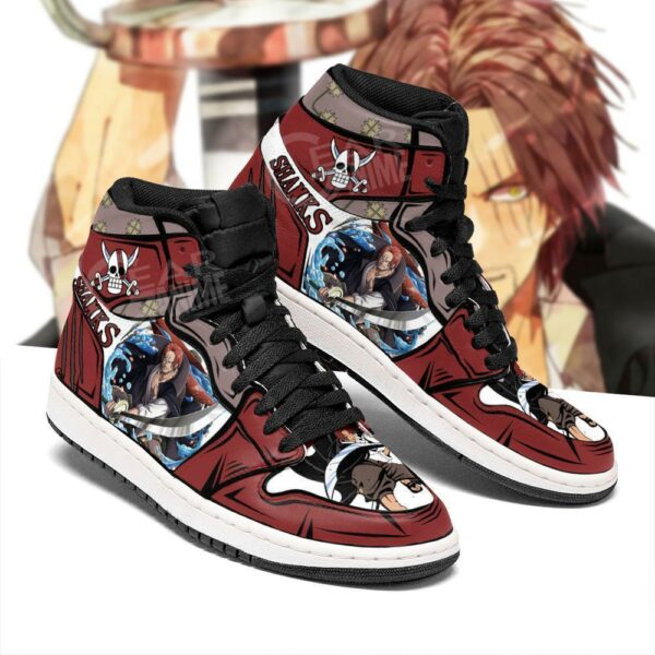 Shank Red Hair Sneakers Yonko One Piece Anime Shoes Fan Gift MN06 2