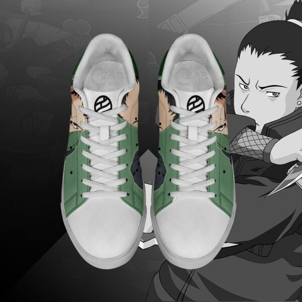 Shikamaru Nara Skate Shoes Naruto Anime Custom Shoes PN10 3