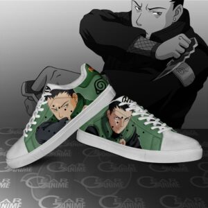 Shikamaru Nara Skate Shoes Naruto Anime Custom Shoes PN10 7