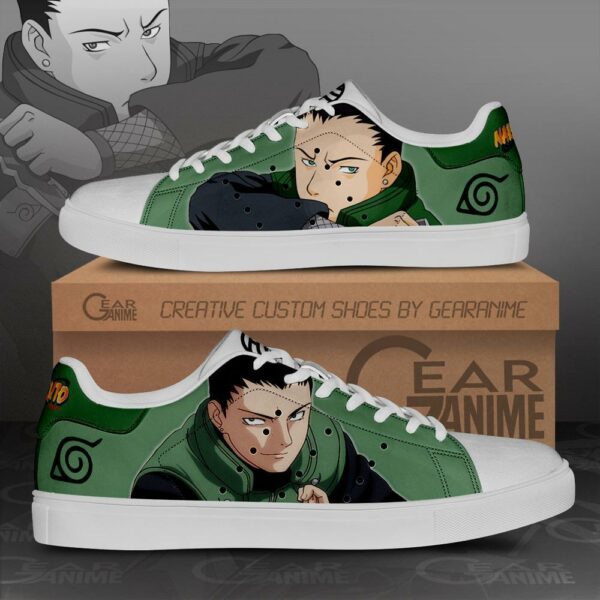 Shikamaru Nara Skate Shoes Naruto Anime Custom Shoes PN10 1