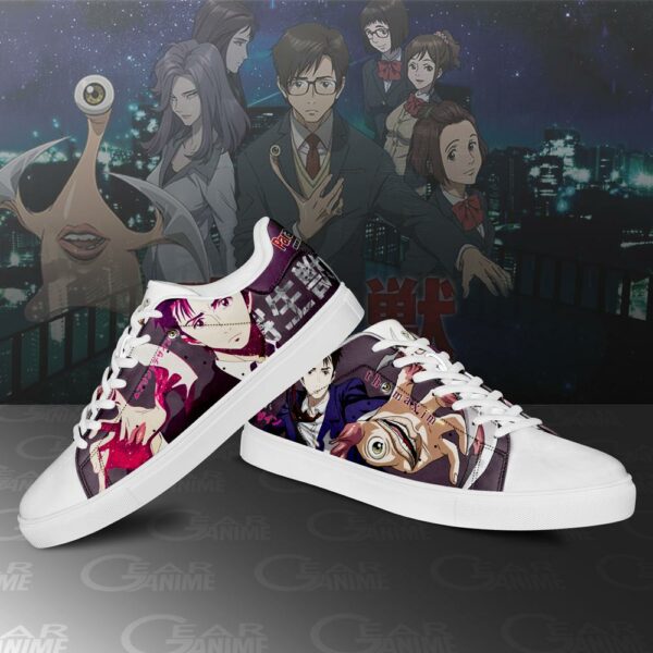 Parasyte Shinichi Izumi Skate Sneakers Horror Anime Shoes PN10 2