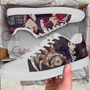 Parasyte Shinichi Izumi Skate Sneakers Horror Anime Shoes PN10 6