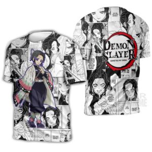 Demon Slayer Shinobu Kocho Hoodie Anime Mix Manga KNY Shirt 10