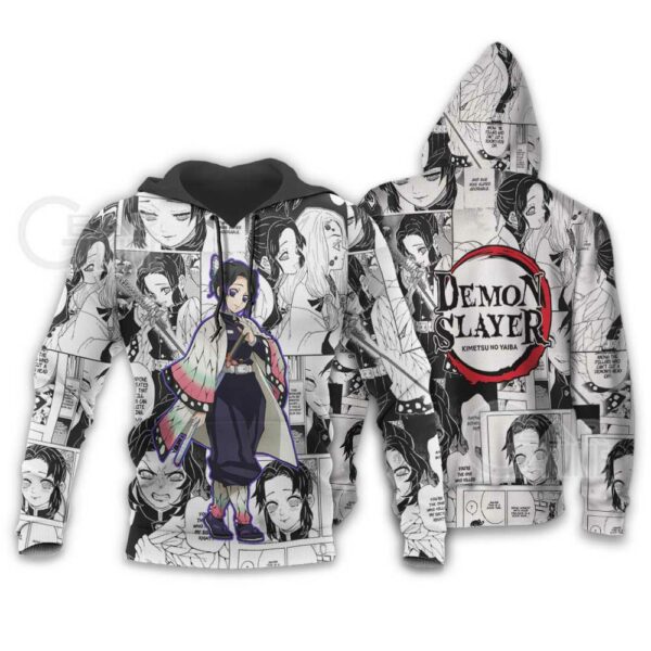 Demon Slayer Shinobu Kocho Hoodie Anime Mix Manga KNY Shirt 4