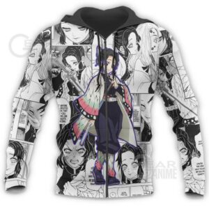 Demon Slayer Shinobu Kocho Hoodie Anime Mix Manga KNY Shirt 15