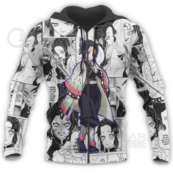 Demon Slayer Shinobu Kocho Hoodie Anime Mix Manga KNY Shirt 8