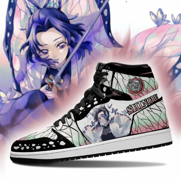 Shinobu Kocho Shoes Boots Demon Slayer Anime Sneakers Fan Gift Idea 3