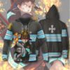 Shinra Kusakabe Fire Force Hoodie Shirt Anime Uniform Sweater Jacket 15