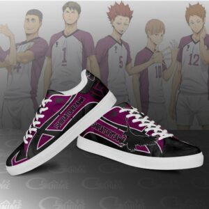 Shiratorizawa Academy Skate Shoes Haikyuu Anime Custom Shoes PN10 6