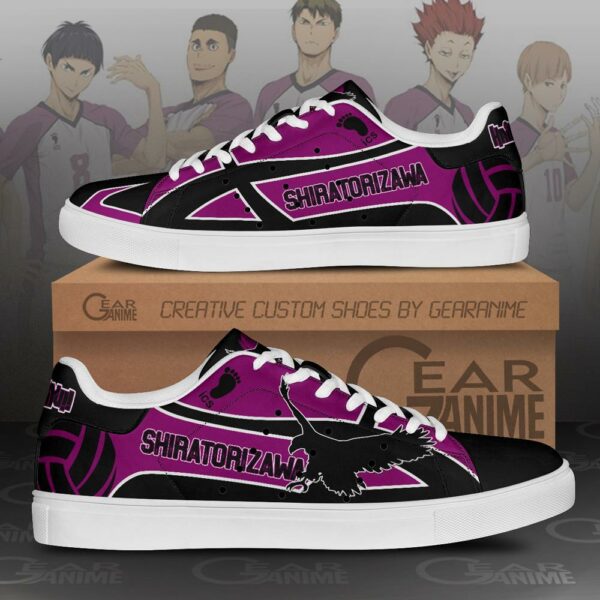 Shiratorizawa Academy Skate Shoes Haikyuu Anime Custom Shoes PN10 1