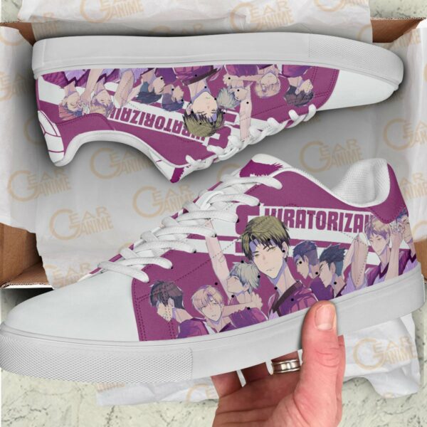 Haikyu Shiratorizawa Skate Shoes Black Haikyu!! Custom Anime Shoes 3