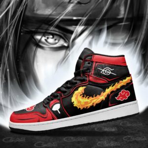 Itachi Sneakers Fireball No Jutsu! Akatsuki Naruto Anime Shoes 11