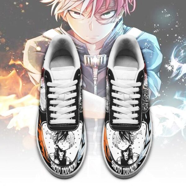 Shoto Todoroki Sneakers Custom My Hero Academia Anime Shoes Fan Gift PT05 2