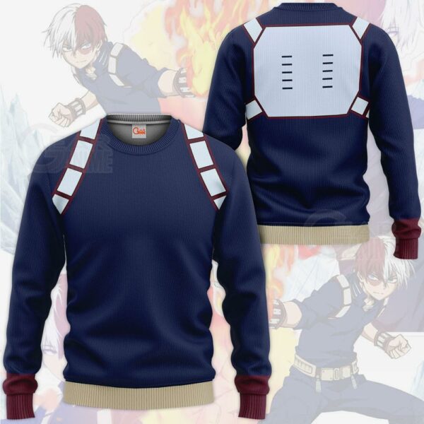 Shoto Todoroki Hero Costume Uniform My Hero Academia Anime Shirt 2