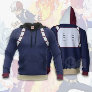 Shoto Todoroki Hero Costume Uniform My Hero Academia Anime Shirt 11