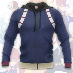 Shoto Todoroki Hero Costume Uniform My Hero Academia Anime Shirt 15