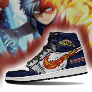 Shoto Todoroki Sneakers My Hero Academia Anime Custom Shoes MN09 7