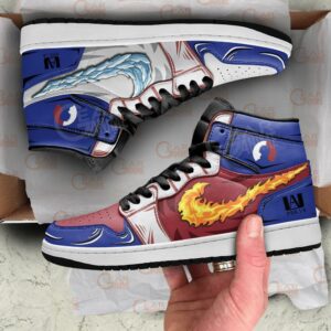 Shoto Todoroki Sneakers Ice and Fire Custom Anime My Hero Academia Shoes 7