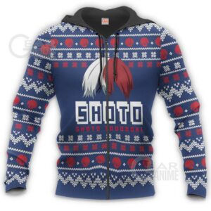 Shoto Todoroki Ugly Christmas Sweater My Hero Academia Anime Shirt 11