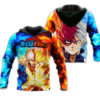 Shoto Todoroki Zip Hoodie My Hero Academia Anime Shirt Fan Gift HA06 8