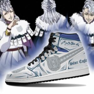 Silver Eagle Magic Knight Sneakers Black Clover Sneakers Anime 6