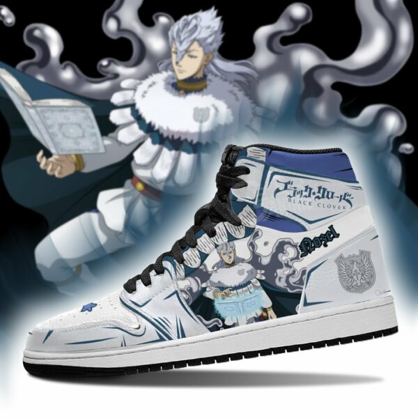 Silver Eagle Nozel Silva Sneakers Black Clover Anime Shoes 3