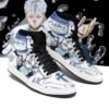 Silver Eagle Nozel Silva Sneakers Black Clover Anime Shoes 9