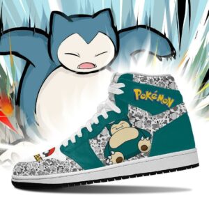 Snorlax Sneakers Cute Pokemon Sneakers Fan PT04 5