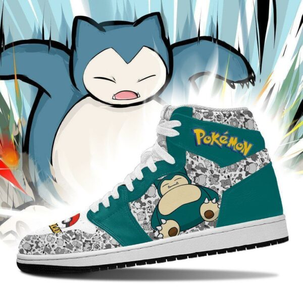 Snorlax Sneakers Cute Pokemon Sneakers Fan PT04 3