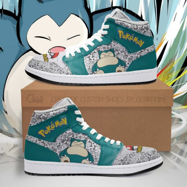 Snorlax Sneakers Cute Pokemon Sneakers Fan PT04 1