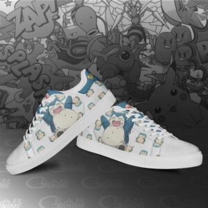 Snorlax Skate Shoes Pokemon Custom Anime Shoes PN11 6