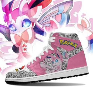 Sylveon Sneakers Cute Pokemon Sneakers Fan PT04 5