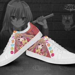 Toradora Taiga Aisaka Skate Shoes Custom Anime Shoes 6