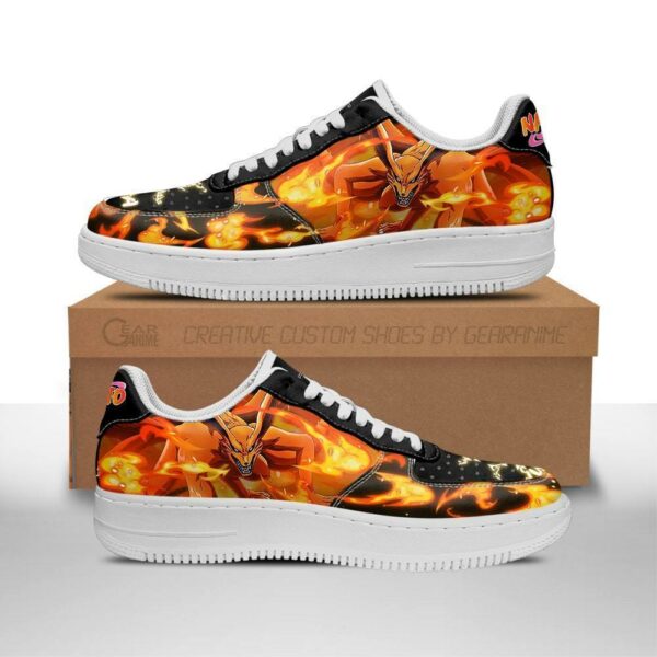 Tailed Beast Kurama Sneakers Custom Naruto Anime Shoes Leather 1