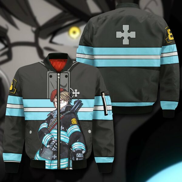 Takehisa Hinawa Fire Force Hoodie Shirt Anime Uniform Jacket 5