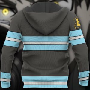 Takehisa Hinawa Fire Force Hoodie Shirt Anime Uniform Jacket 14