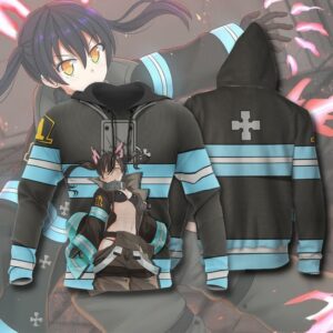 Tamaki Kotatsu Fire Force Hoodie Shirt Anime Uniform Sweater Jacket 9