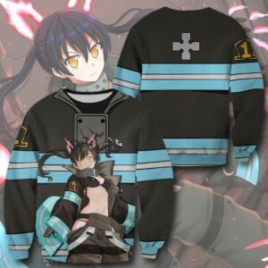 Tamaki Kotatsu Fire Force Hoodie Shirt Anime Uniform Sweater Jacket 10