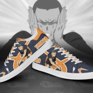 Tanaka Ryuunosuke Skate Shoes Custom Haikyuu Anime Shoes 6